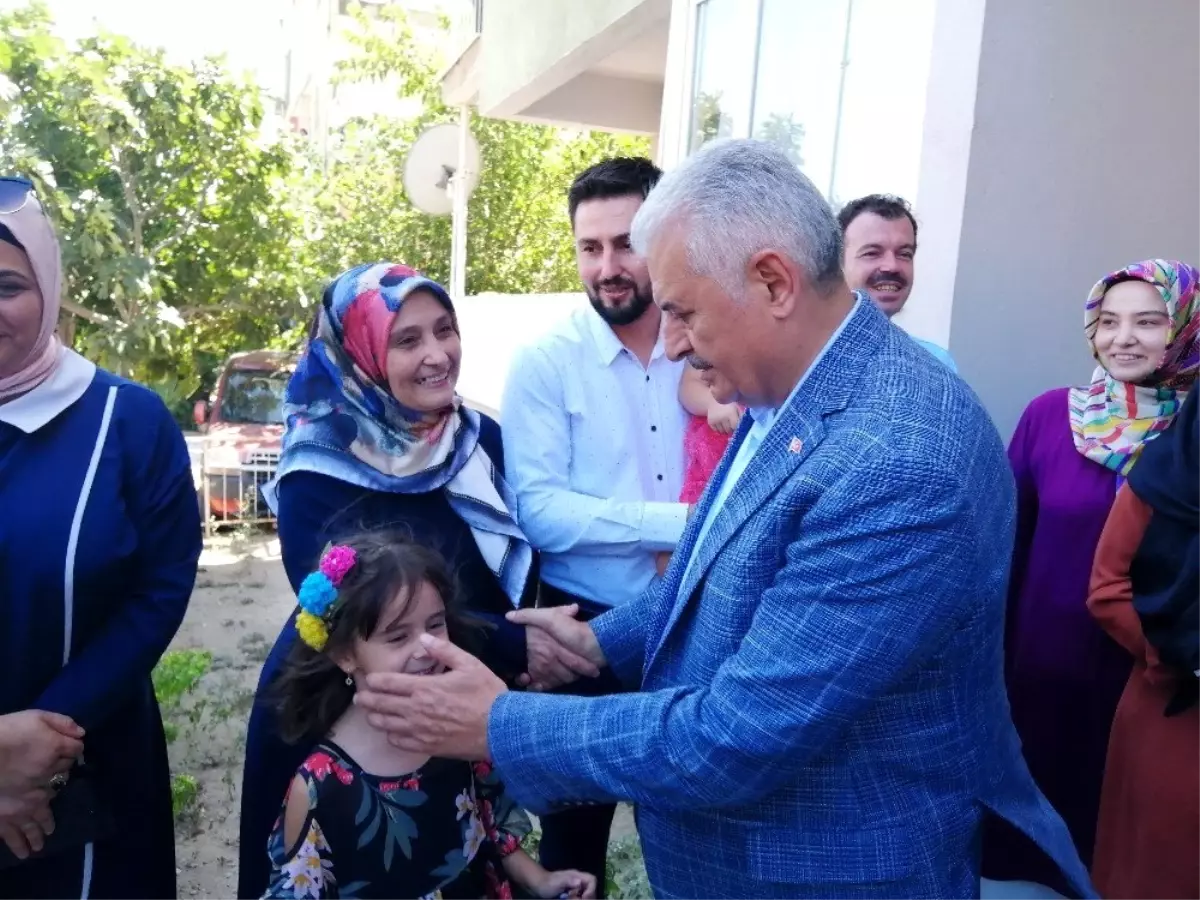 Yıldırım sözünü tuttu, o aileye çaya gitti