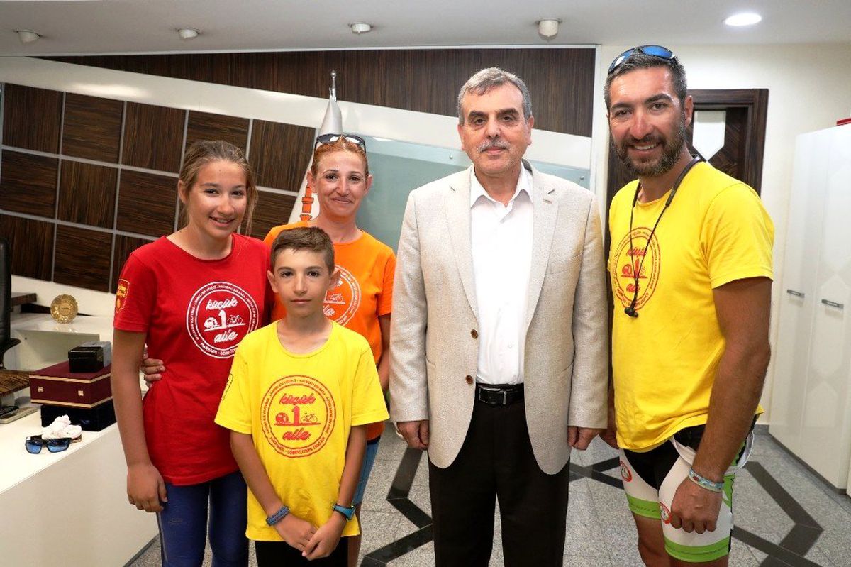 Beyazgül bisiklet tutkunlarını ağırladı