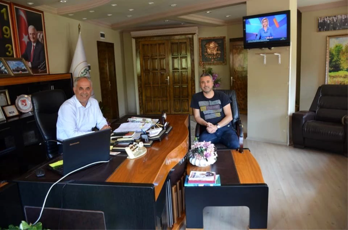 Bilecikspor Başkanı Avcı\'dan Başkan Yaman\'a ziyaret