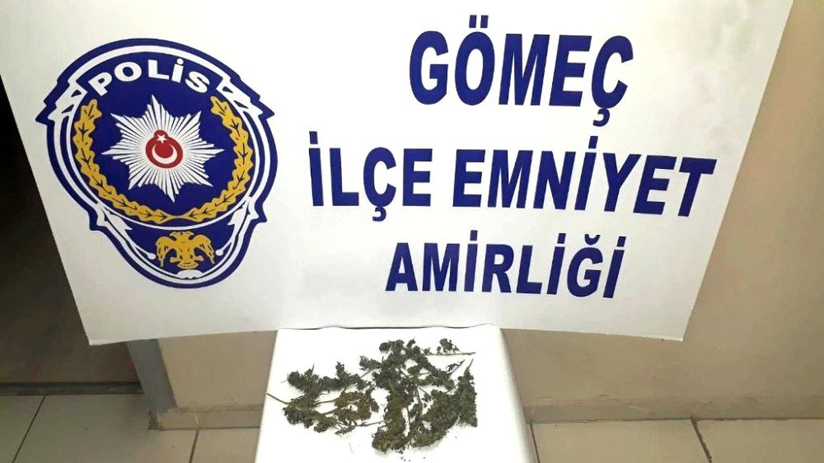 Gömeç\'te aranan 2 şahıs polis tarafından yakalandı