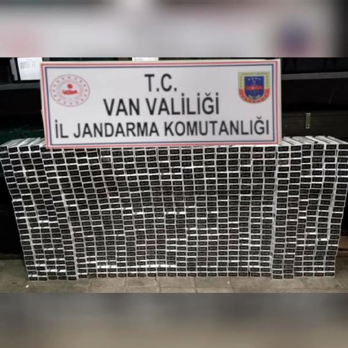 İran sınırında 7090 paket kaçak sigara ele geçirildi