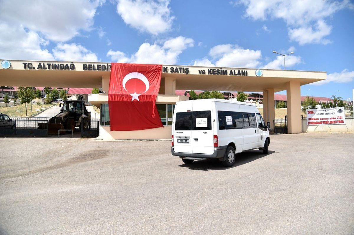Kurban alanına ulaşmak çok kolay