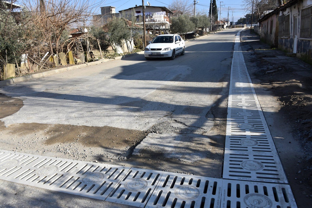 Salihli\'de 28 milyonluk yağmur suyu yatırımı sona doğru