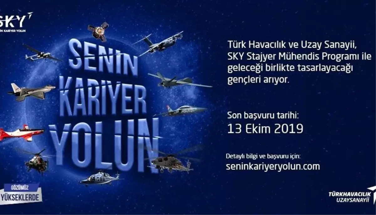 TUSAŞ Milli projelere katkı sağlaması için stajyer mühendis alacak