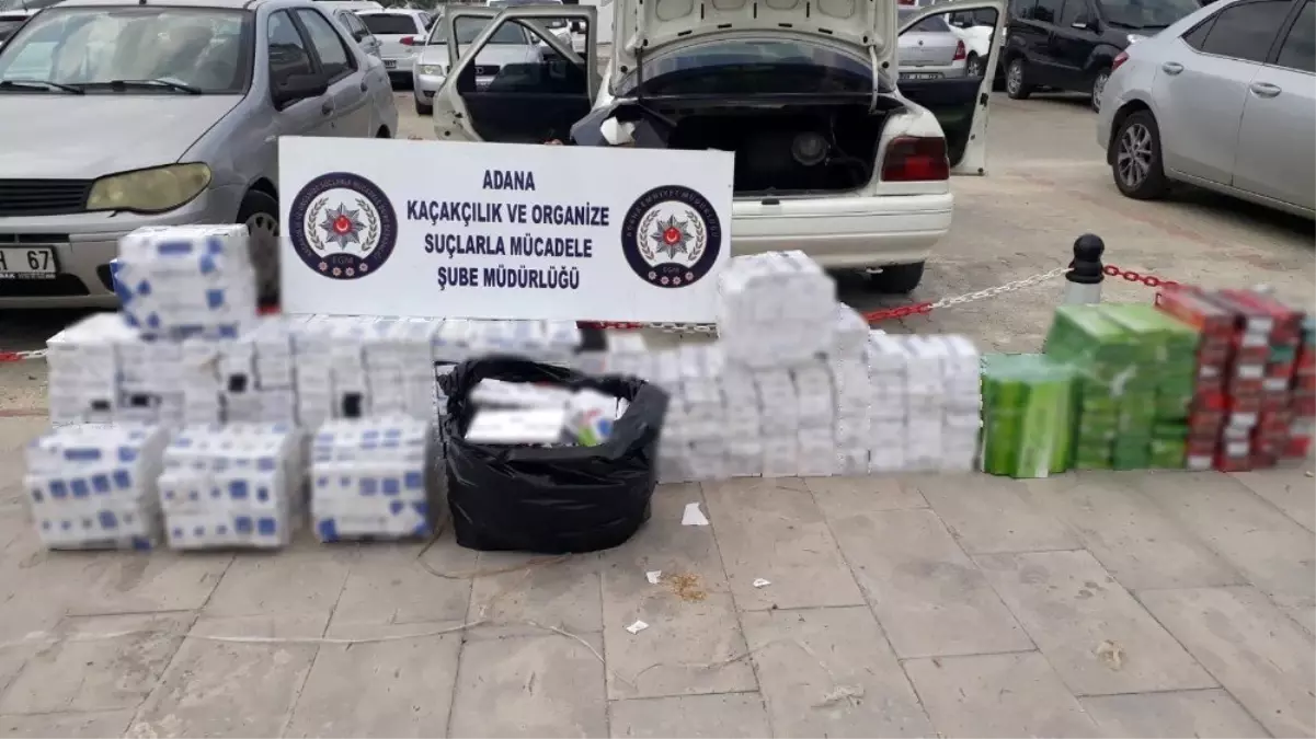 Adana\'da 50 bin 90 paket kaçak sigara ele geçirildi