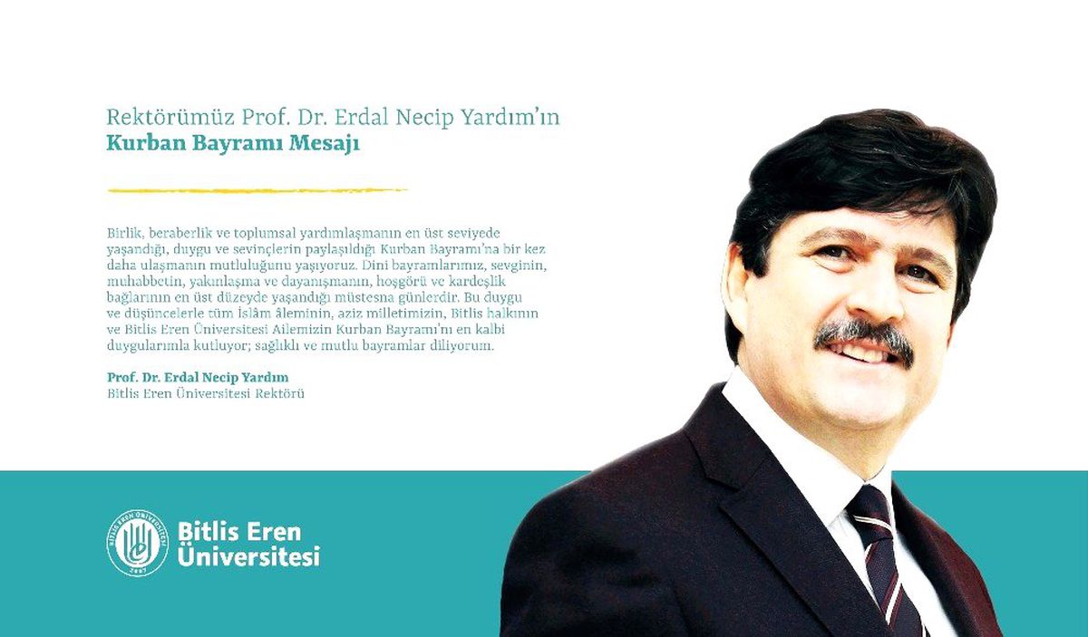 BEÜ Rektörü Prof. Dr. Yardım\'dan 8 Ağustos mesajı