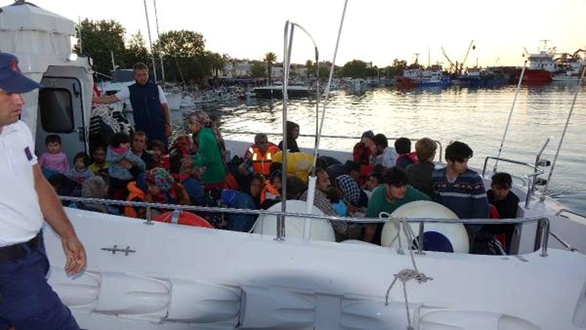 Çanakkale\'de 44 kaçak göçmen yakalandı
