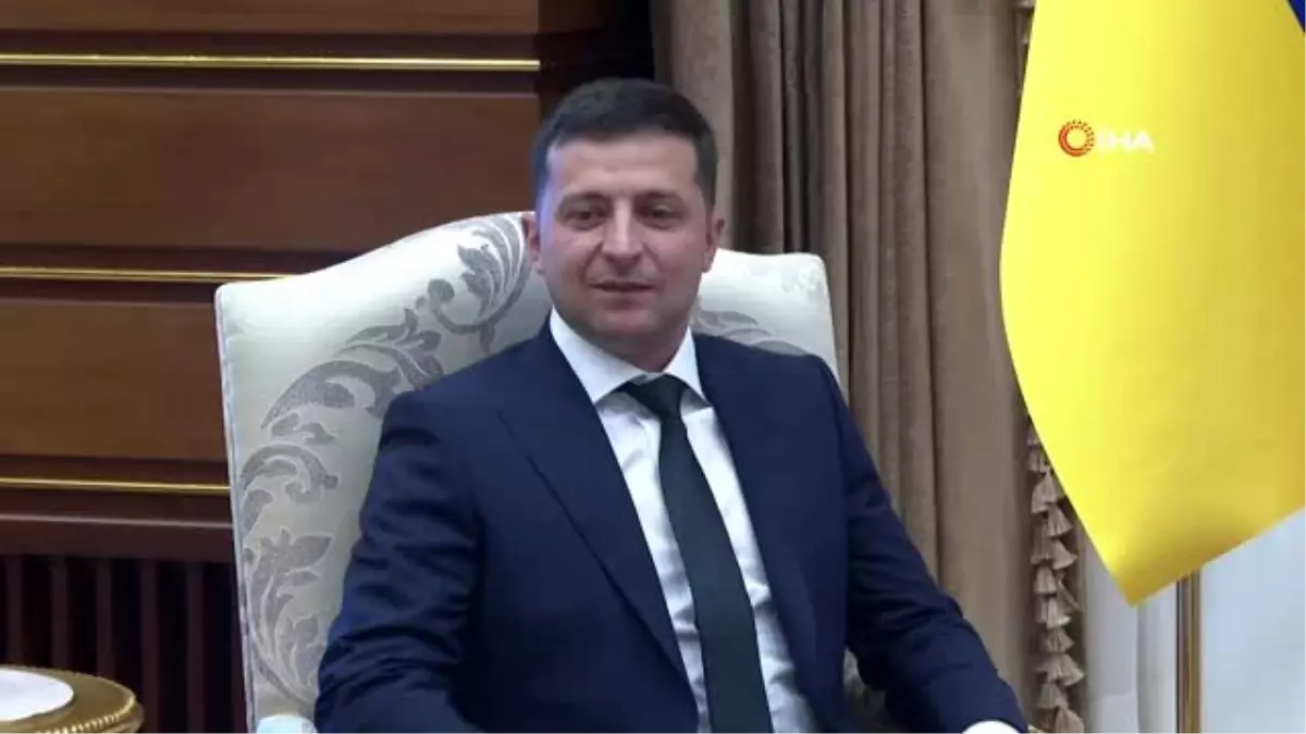 Cumhurbaşkanı Erdoğan, Ukrayna Cumhurbaşkanı Vladimir Zelenskiy ile görüştü