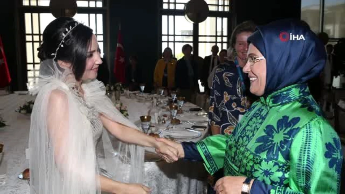 Emine Erdoğan, kadın büyükelçiler ve büyükelçi eşleriyle bir araya geldi