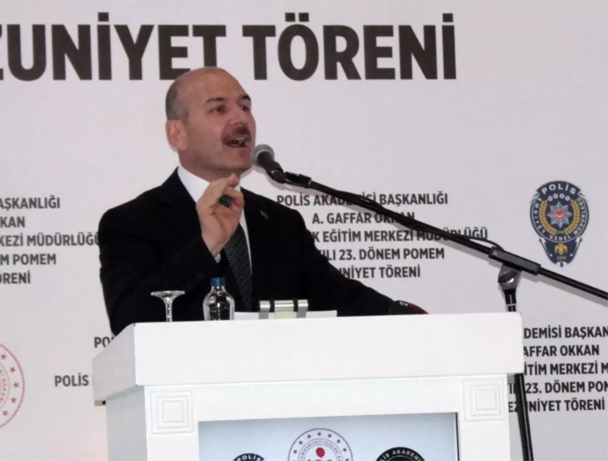 İçişleri Bakanı Soylu, Diyarbakır\'da POMEM mezuniyet törenine katıldı