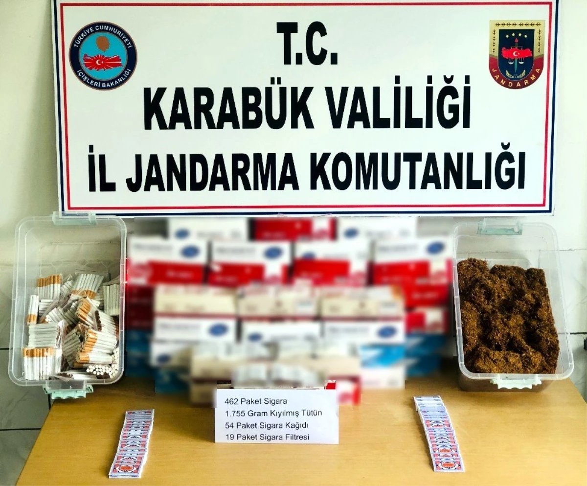 Jandarma\'dan kaçak sigara operasyonu