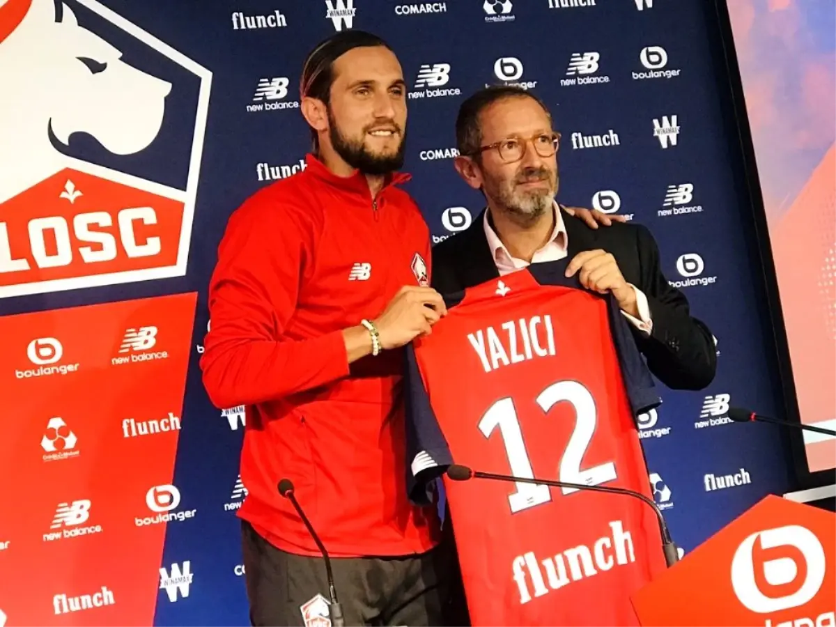 Lille\'nin yeni transferi Yusuf Yazıcı Fransız basına tanıtıldı