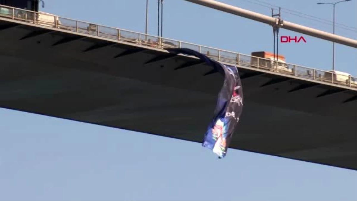 SPOR FSM Köprüsü\'ne \'UEFA Süper Kupa\' bayrağı asıldı