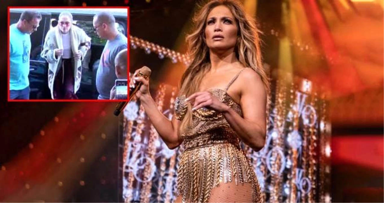 Antalya\'dan ayrılan Jennifer Lopez\'in giydiği kıyafet herkesi şaşırttı