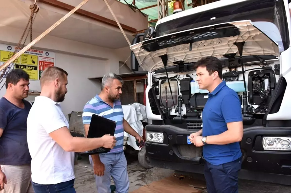 Belediye hizmet araçları uydudan takip edilecek