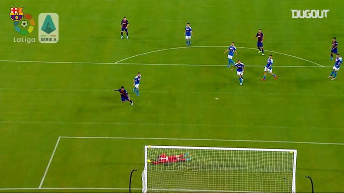 Busquets, Barça adına golü müthiş bir şut ile açıyor