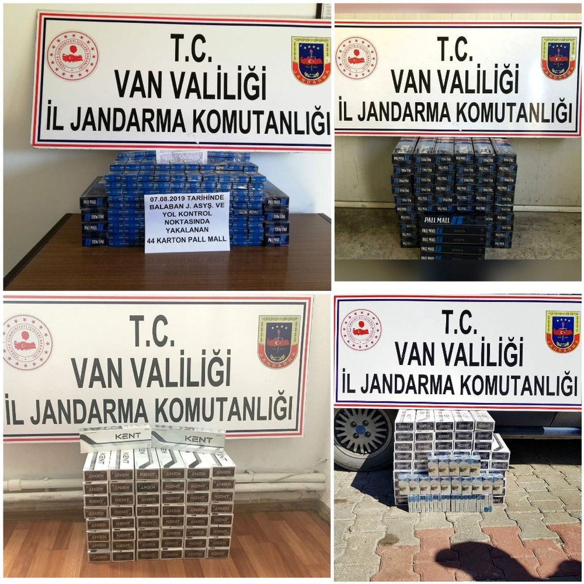 Gevaş\'ta 800 paket kaçak sigara ele geçirildi