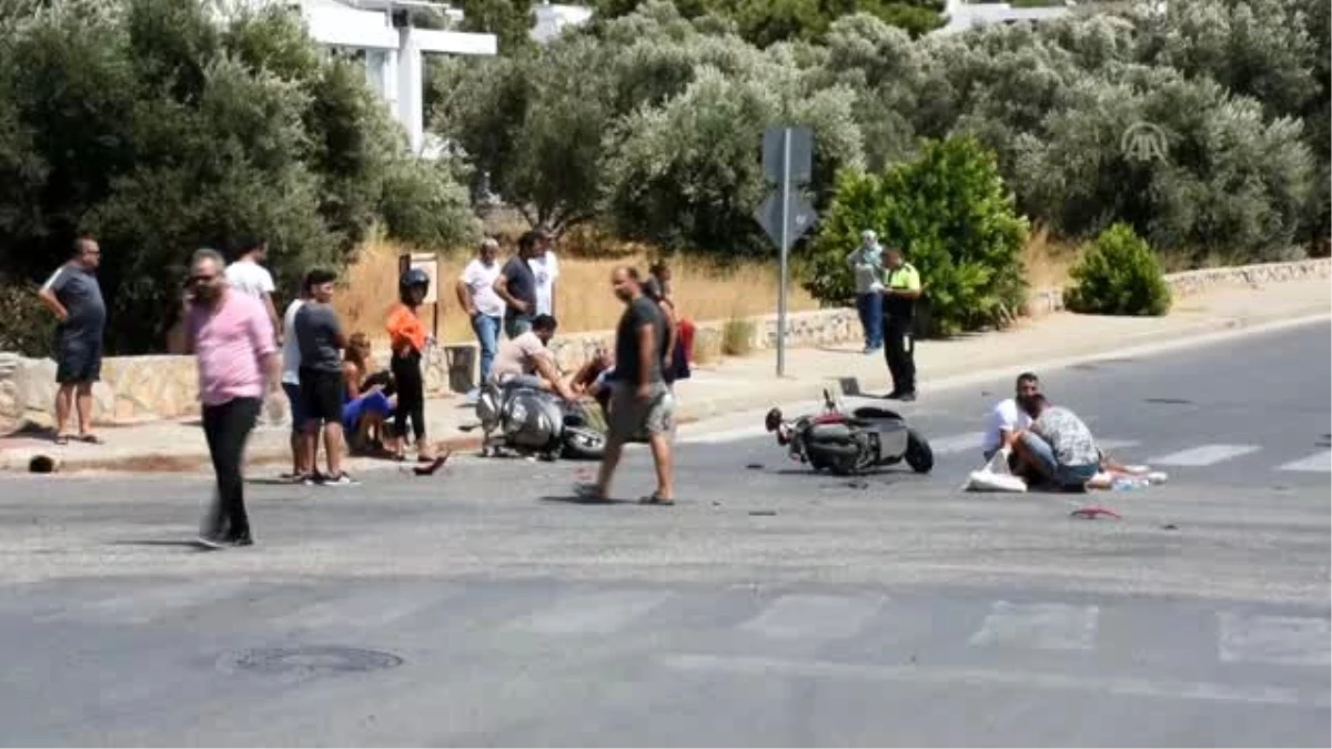 İki motosiklet çarpıştı: 1 ölü, 2 yaralı