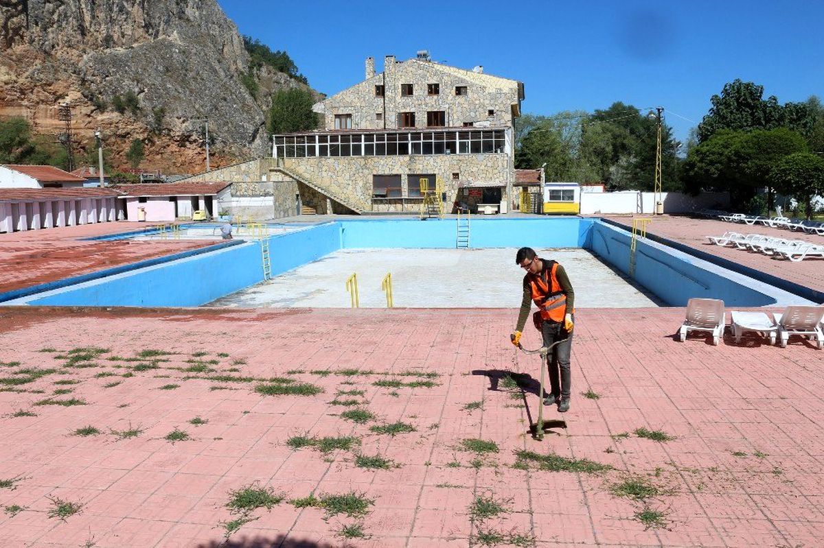 İnönü Pınarbaşı havuzlarında kaptaj çalışmaları tamamlandı