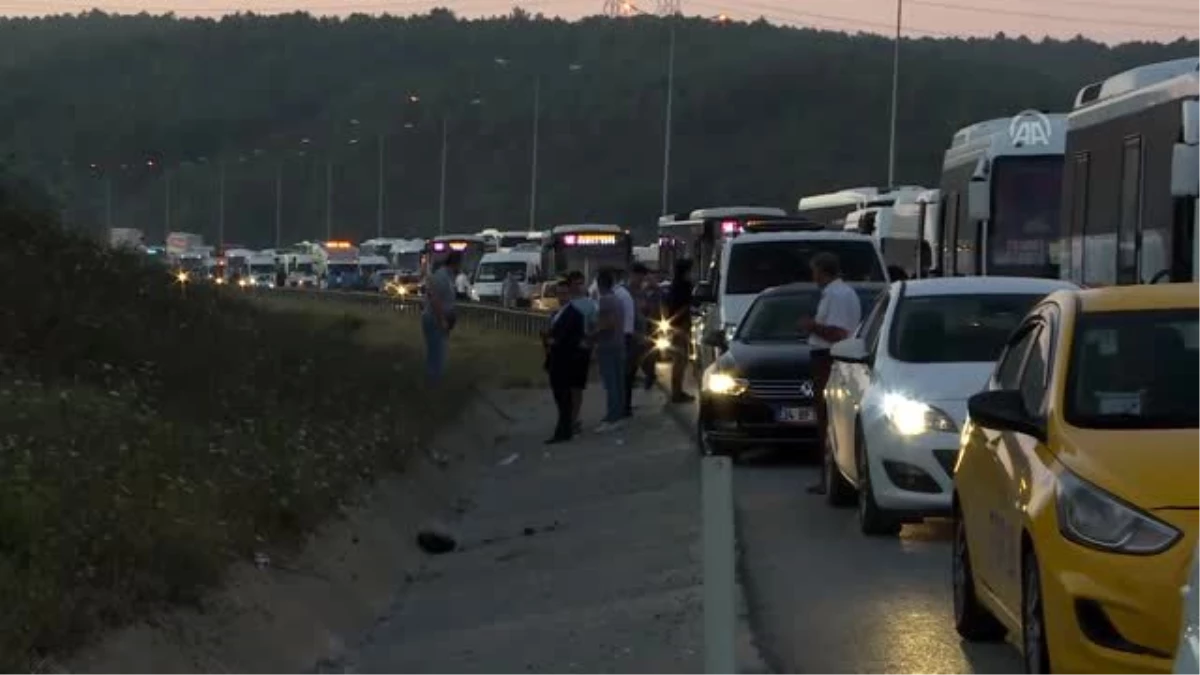 İstanbul Havalimanı yolunda trafik kazası