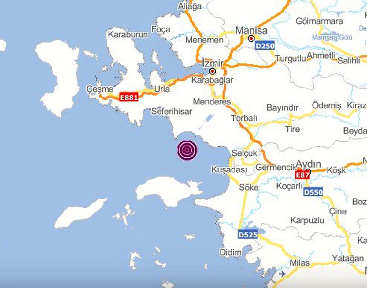 Kuşadası Körfezi\'nde deprem
