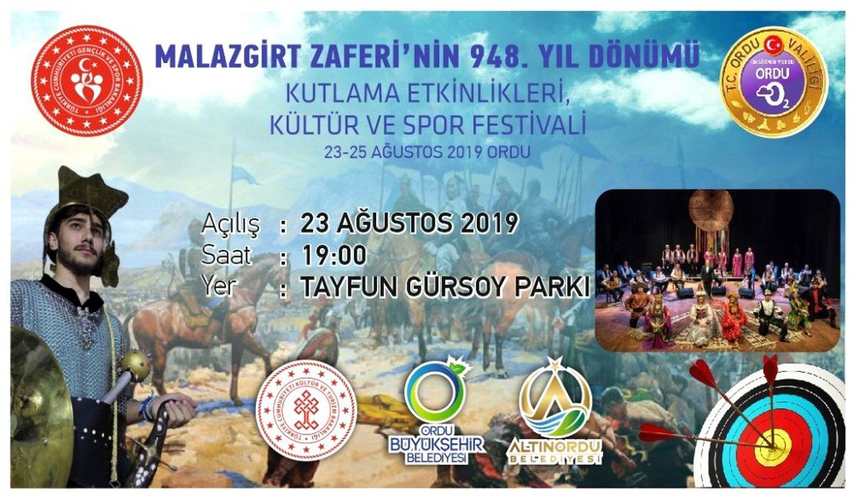 Malazgirt Zaferi Ordu\'da kutlanacak