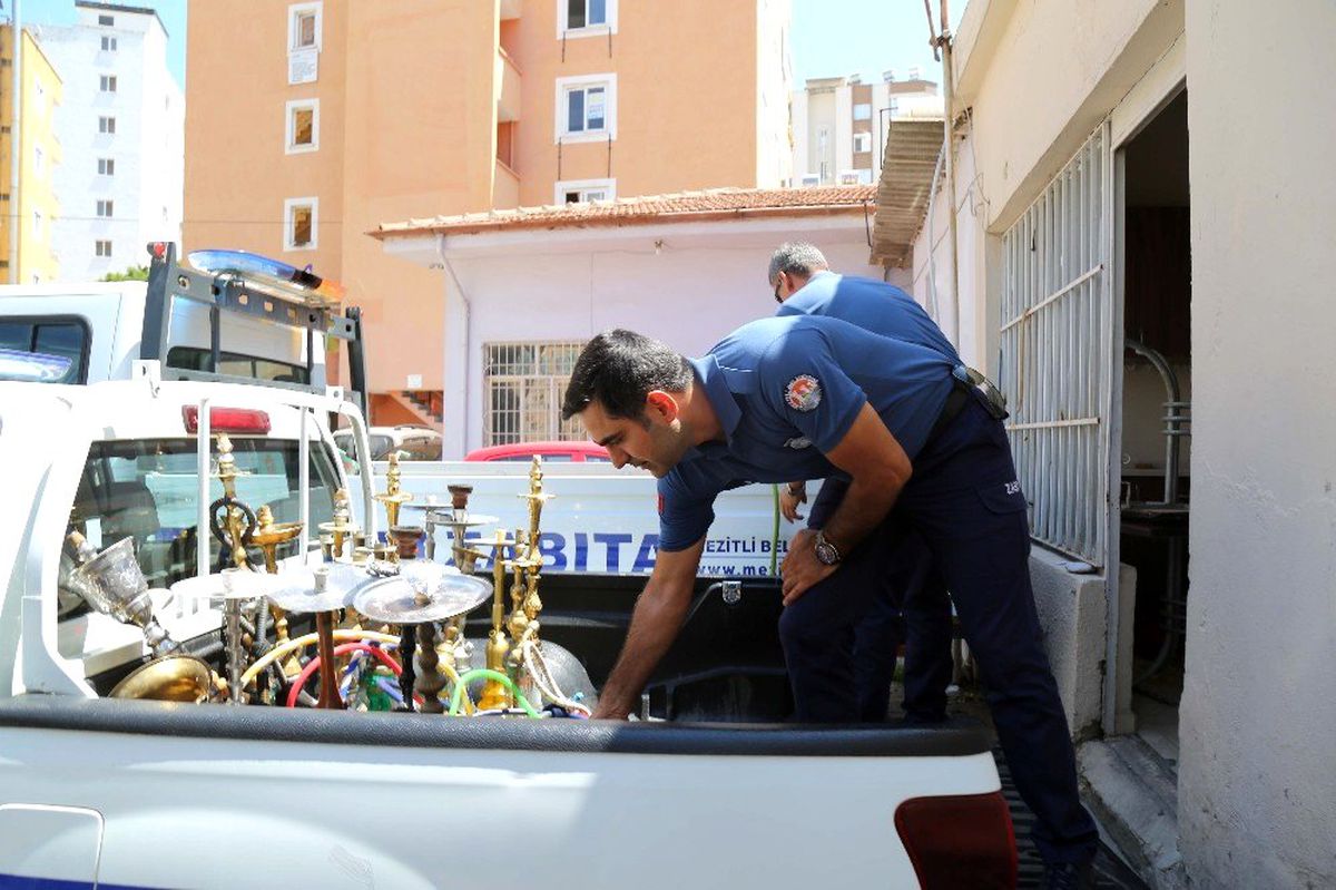 Mersin\'de nargile denetimi
