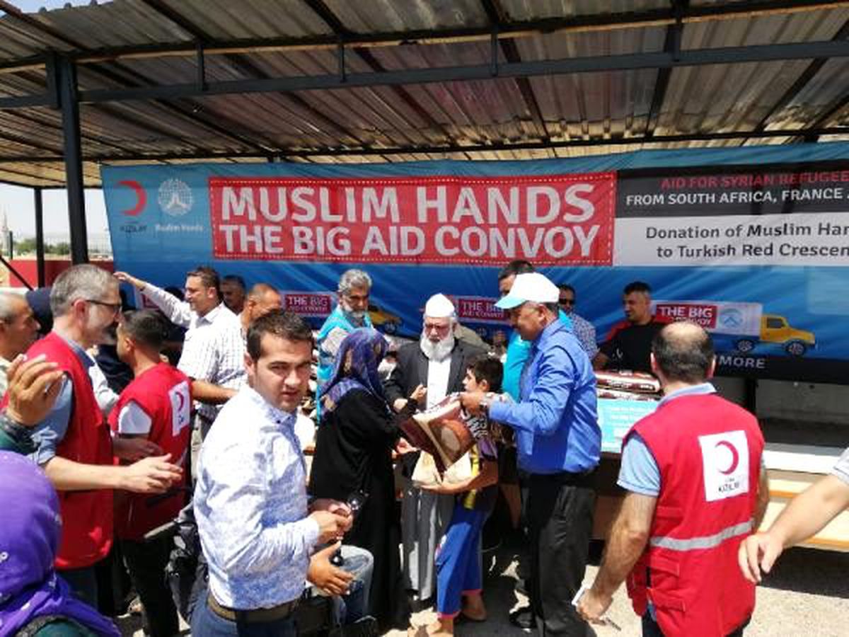 Muslım Hands Derneği\'nden Suriyeliler için 1,7 milyon dolarlık yardım