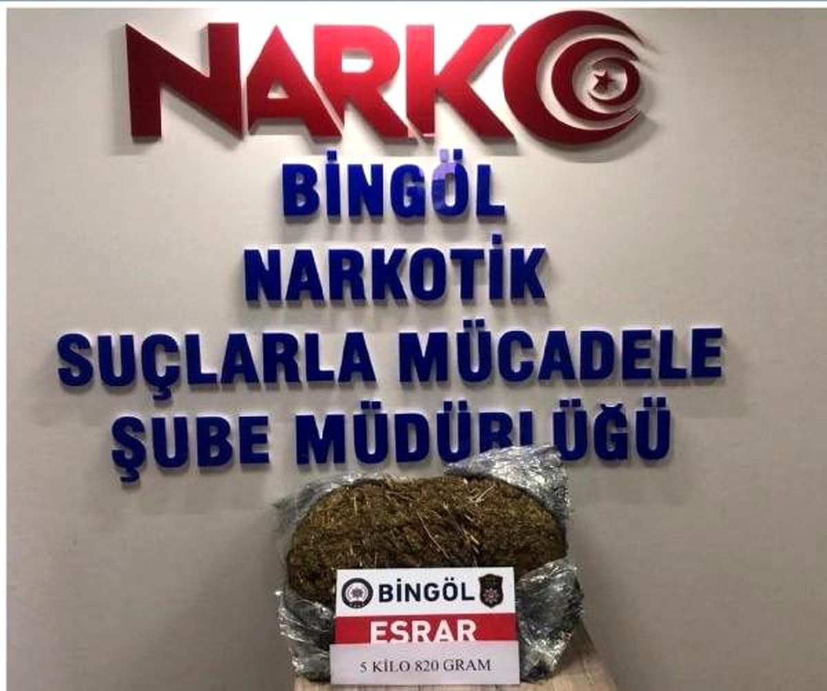 Valizinde esrar ele geçirilen yolcu tutuklandı