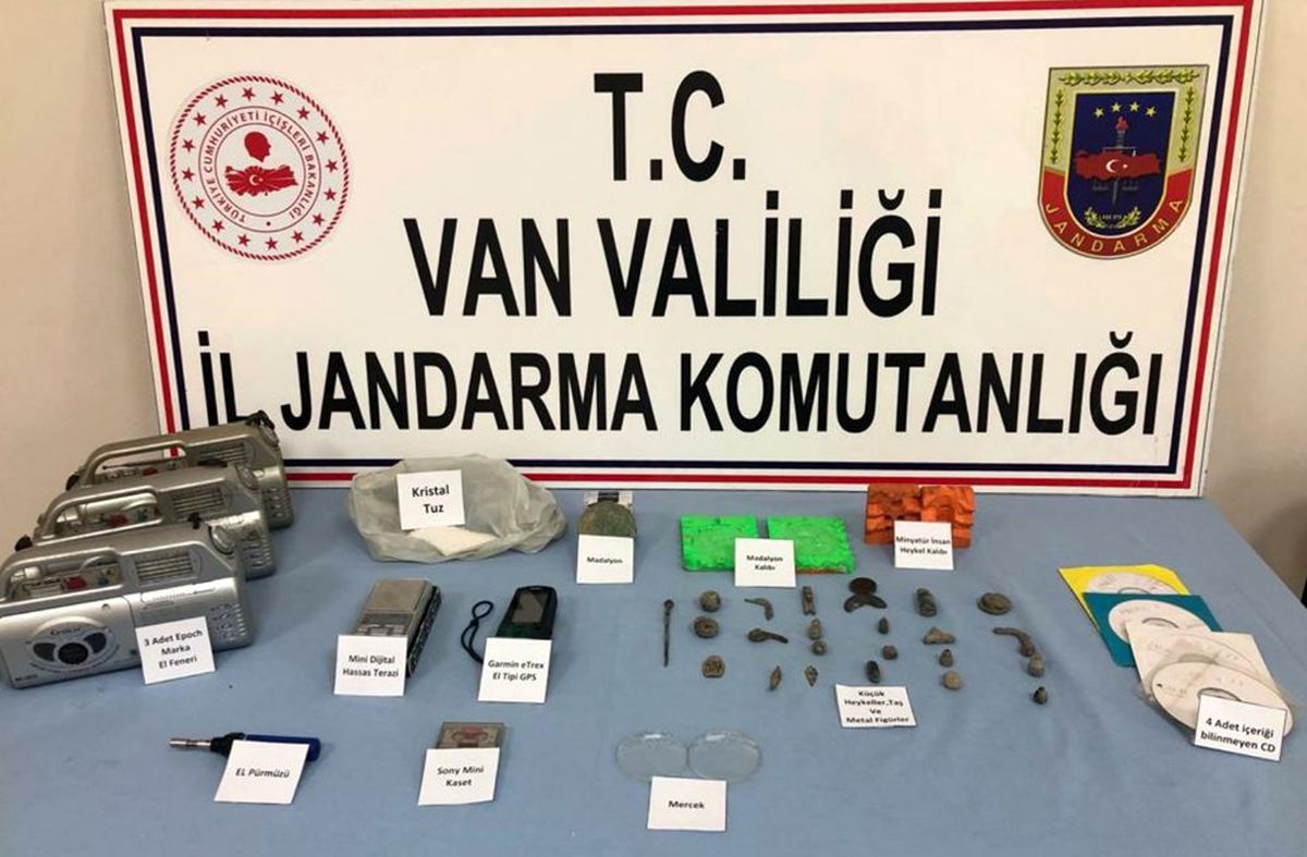Van\'da tarihi eser operasyonu