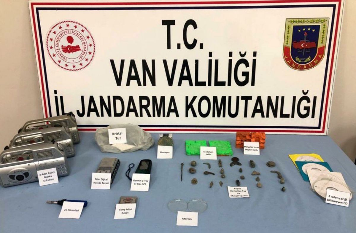 Van\'da tarihi eser operasyonu