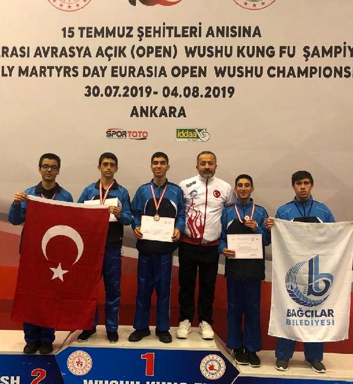 Bağcılarlı sporcular Kung Fu turnuvasına damgasını vurdu