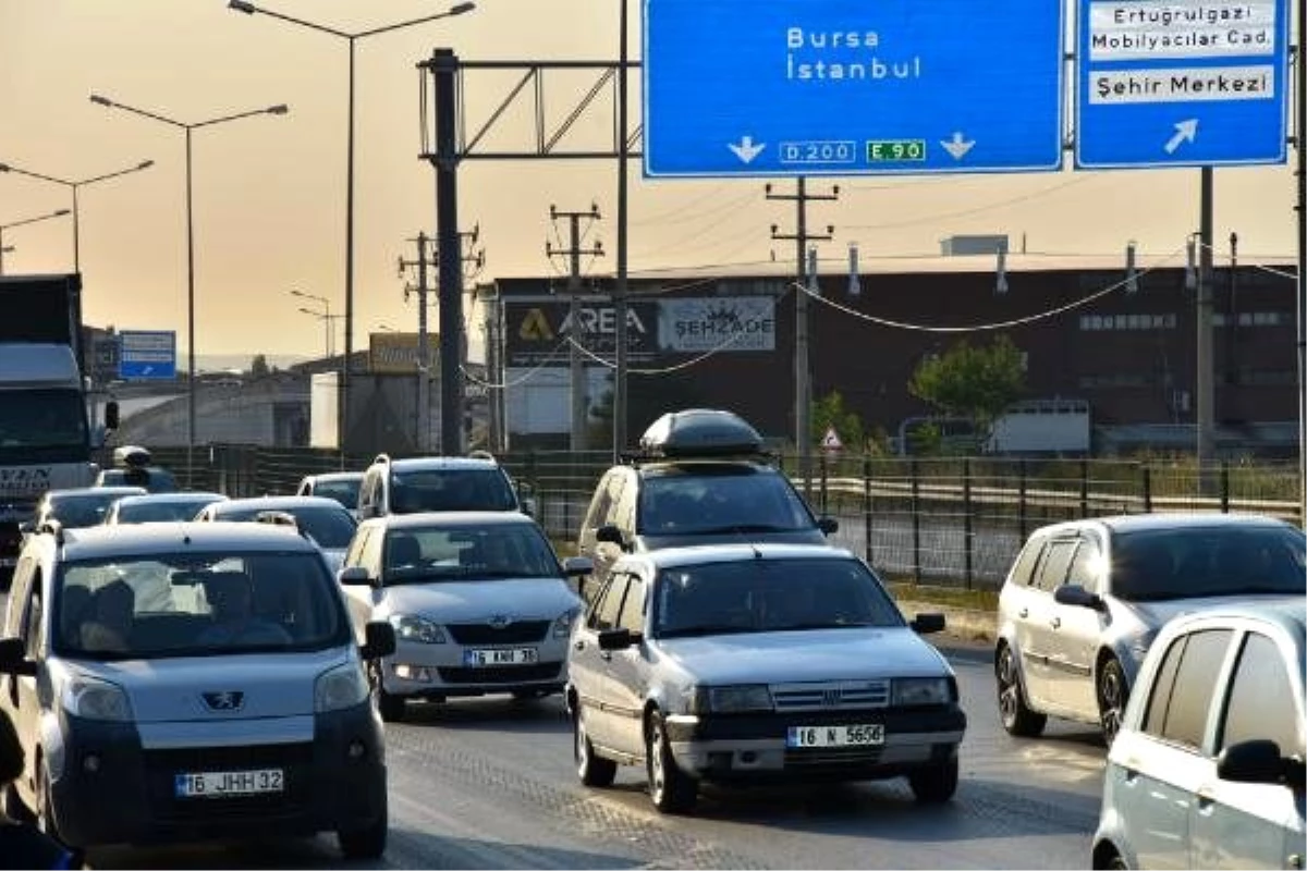 Bursa- Ankara yolunda trafik yoğunluğu