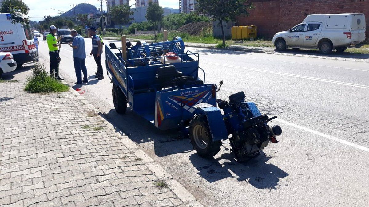 Fatsa\'da pat pat kazası: 1 yaralı