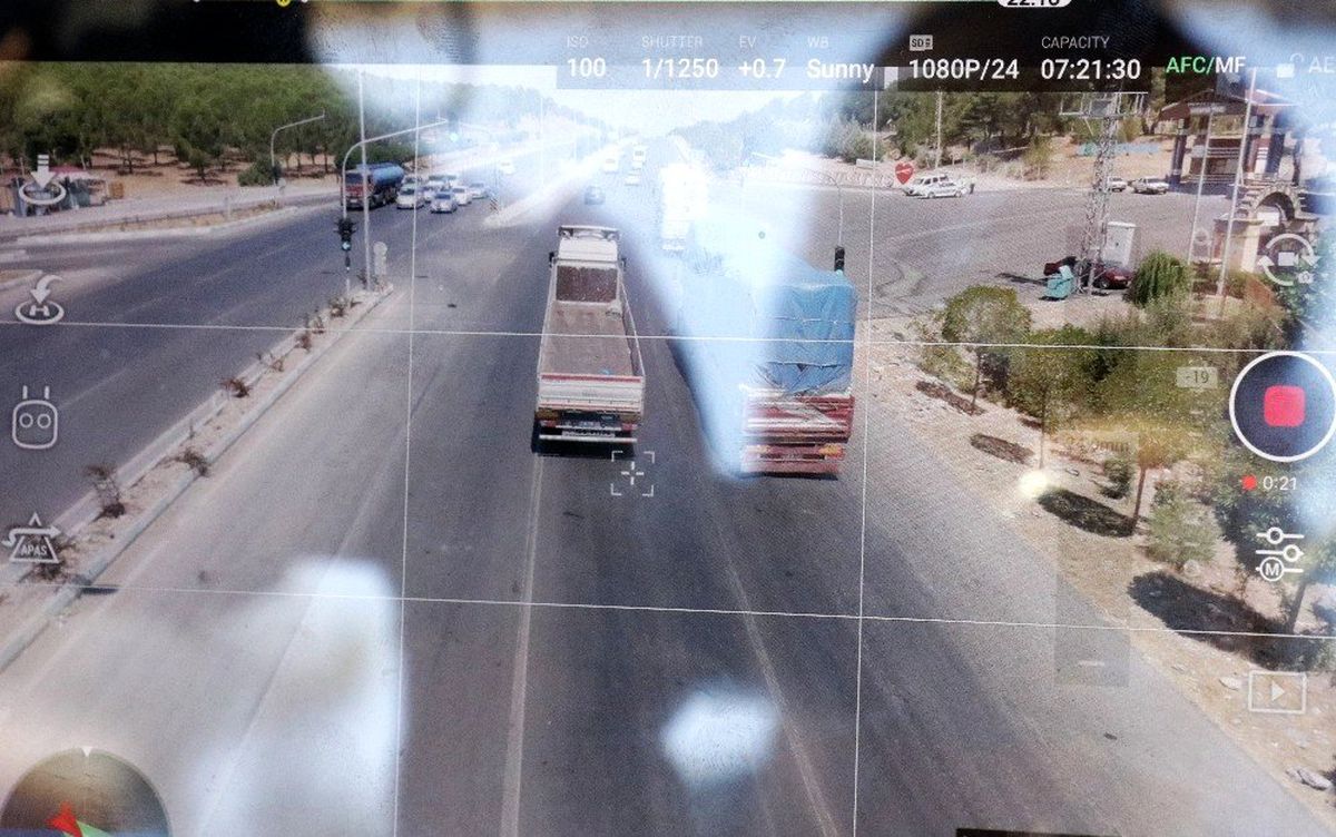Kahramanmaraş\'ta \'drone\'lu bayram trafiği denetimi