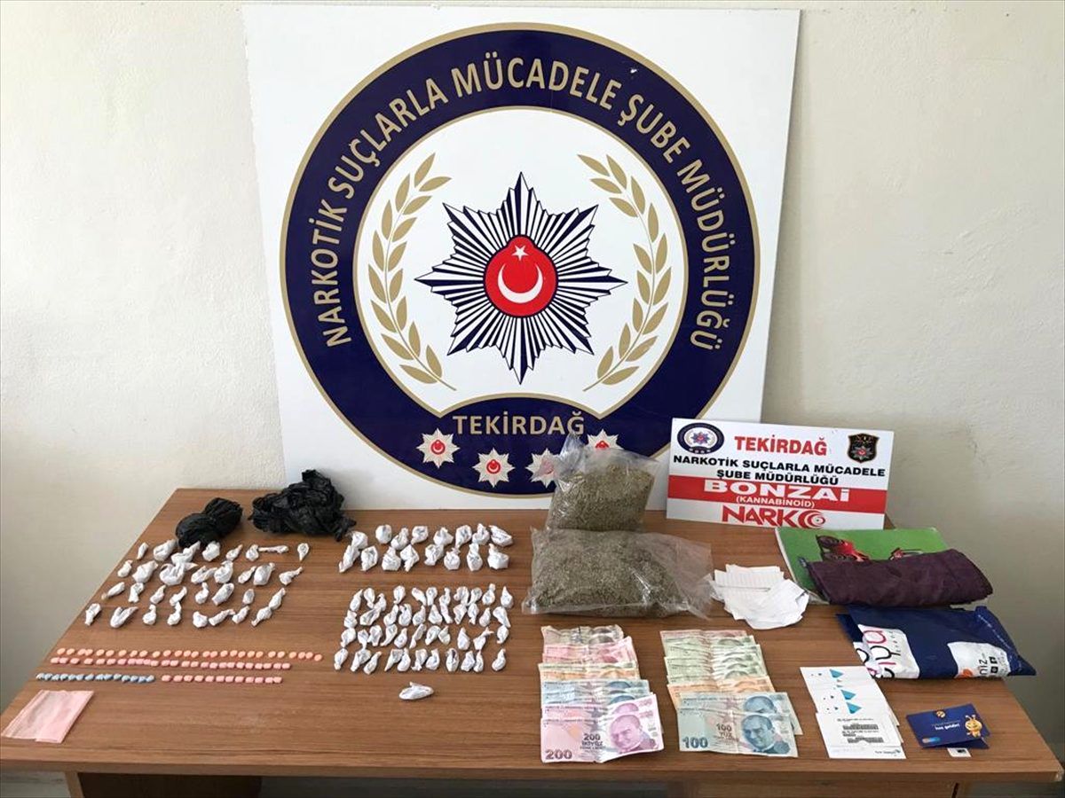 Tekirdağ\'da uyuşturucu operasyonu