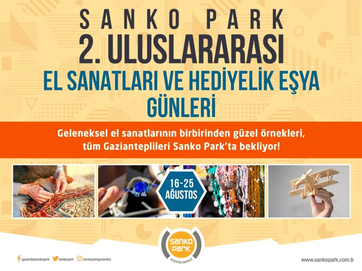 Uluslararası el sanatları, yeniden Sanko Park\'ta