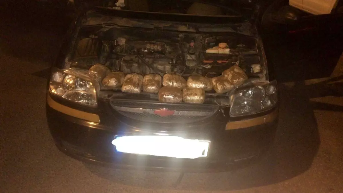 Otomobilden 5 kilo eroin çıktı, sürücüsü gözaltında