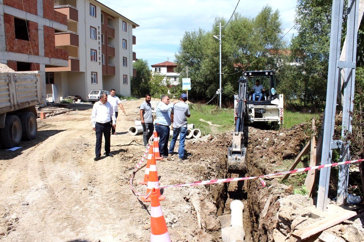 Yeni yerleşim alanlarına altyapı hizmeti