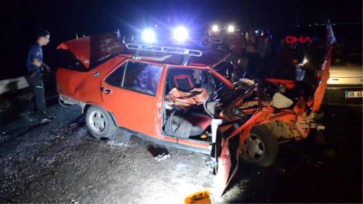 Ankara Çubuk\'ta zincirleme kaza: 1 ölü, 2 yaralı