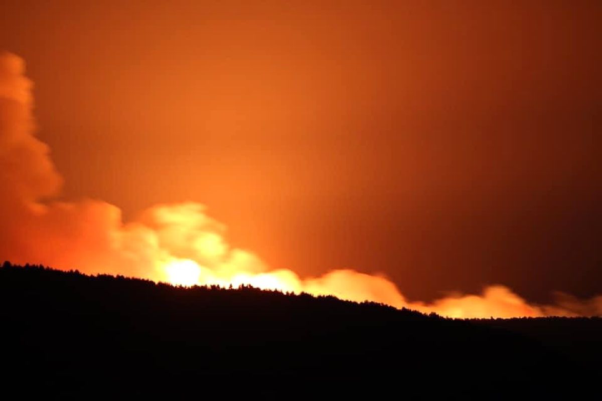 Çanakkale alevlere teslim