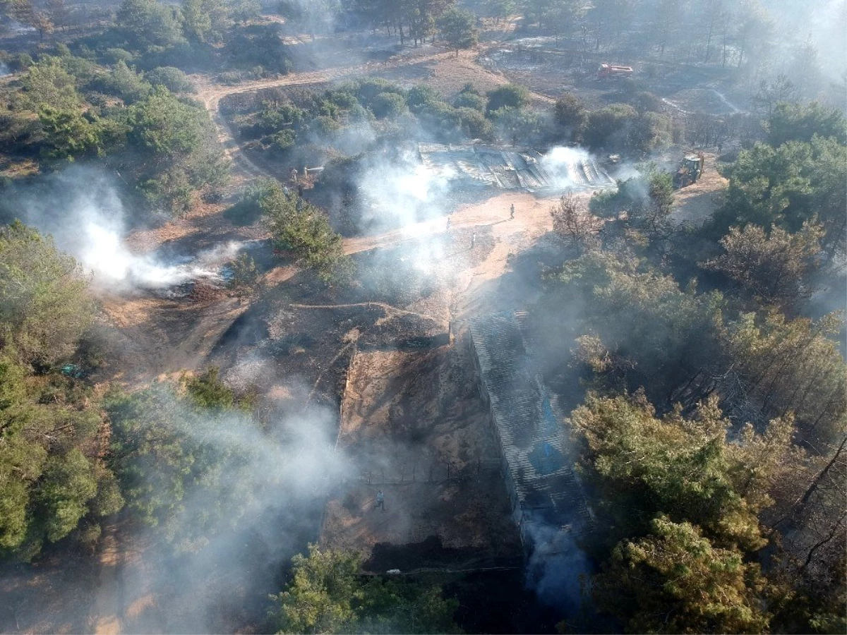Çanakkale\'deki korkutan yangın kontrol altına alındı