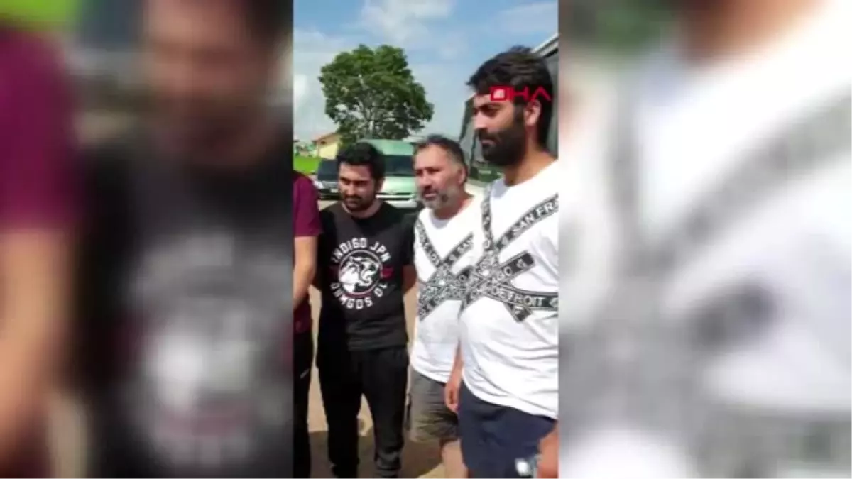 NİJERYA\'DA TÜRK DENİZCİLERİN SERBEST BIRAKILDIKTAN SONRA ÇEKTİKLERİ GÖRÜNTÜLER