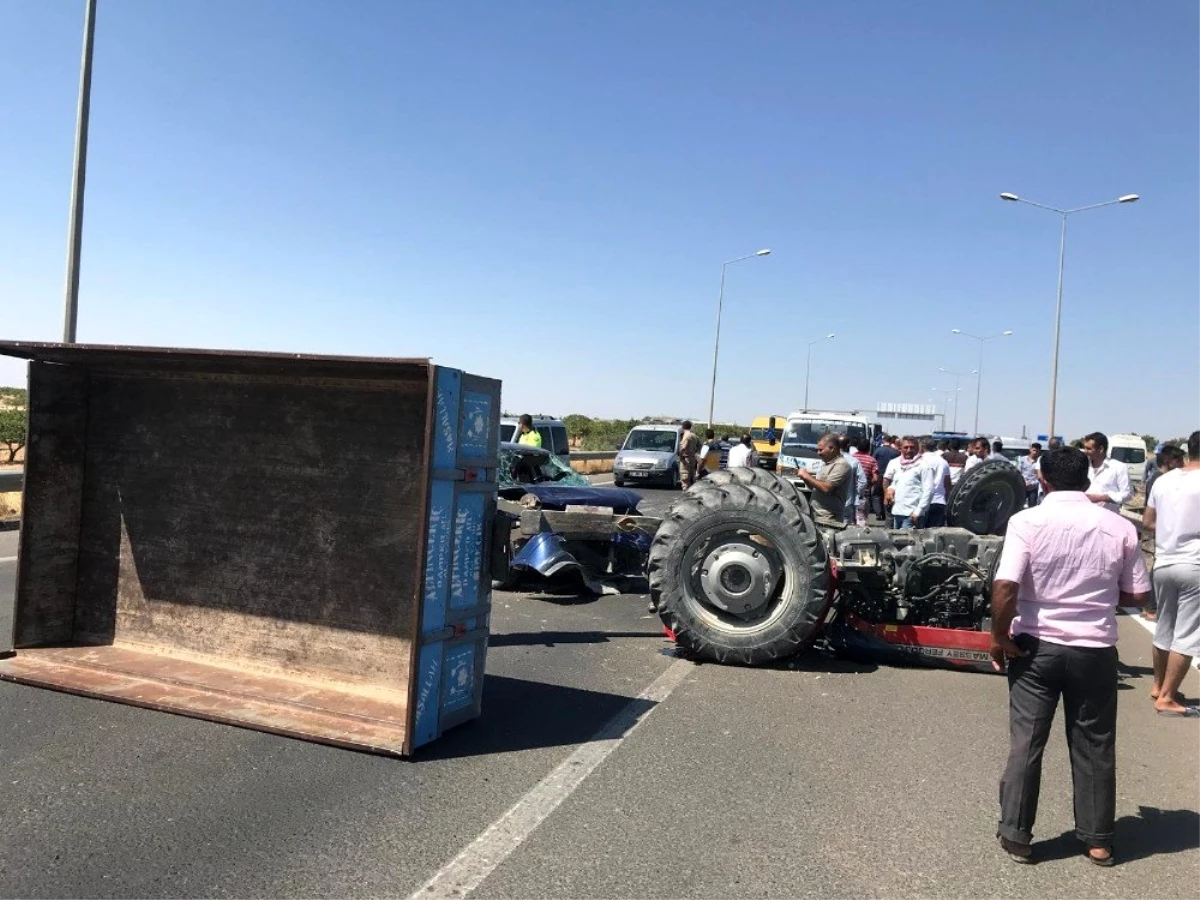 Şanlıurfa\'da zincirleme trafik kazası: 14 yaralı