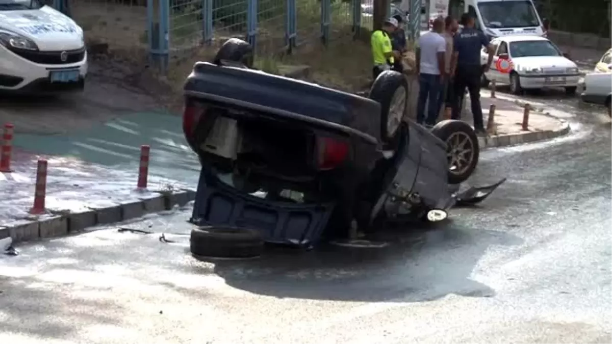 Başkentte alkollü sürücü kaza yaptı: 5 yaralı