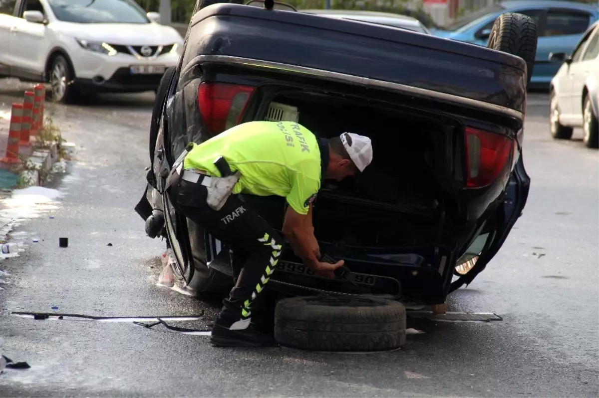 Başkentte alkollü sürücü kaza yaptı: 5 yaralı