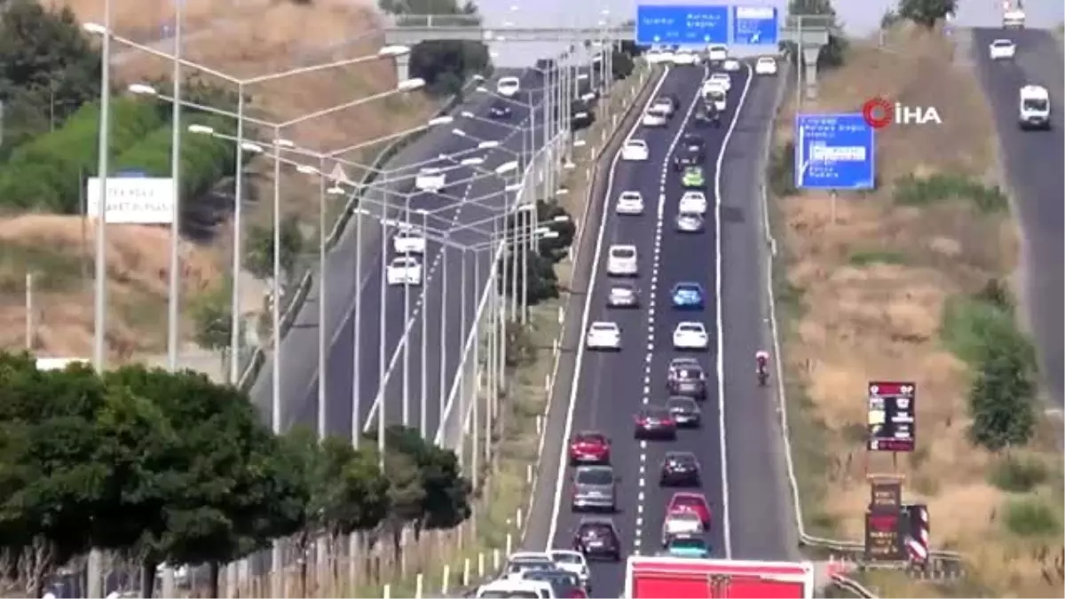 İstanbul-Tekirdağ yolunda yoğunluklar başladı