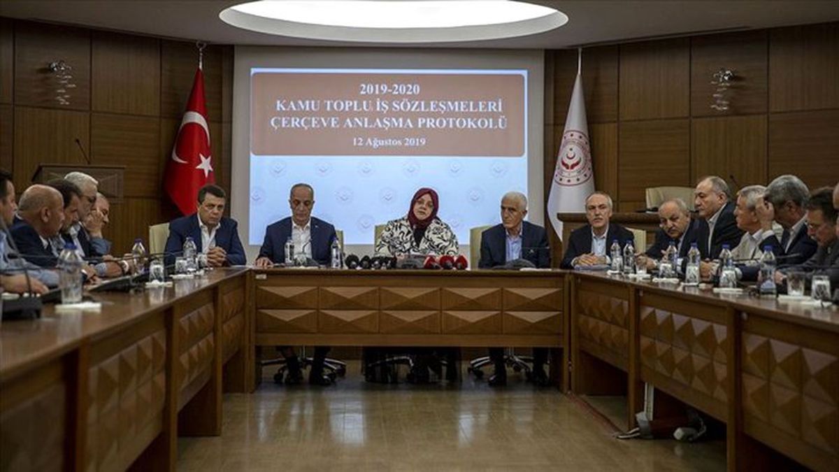 Kamu işçisine yüzde 8+4 zam