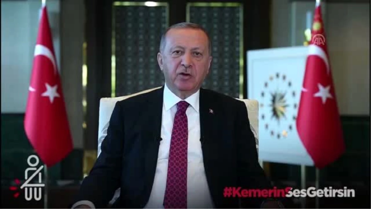 "Kemerin ses getirsin" kampanyasına Cumhurbaşkanı Erdoğan ve ünlülerden destek