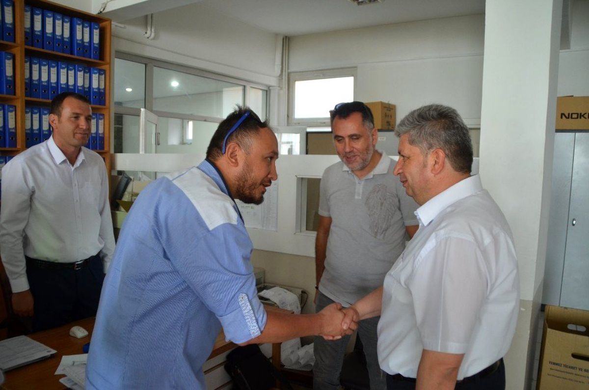 Başkan Altun, Personelle Bayramlaştı